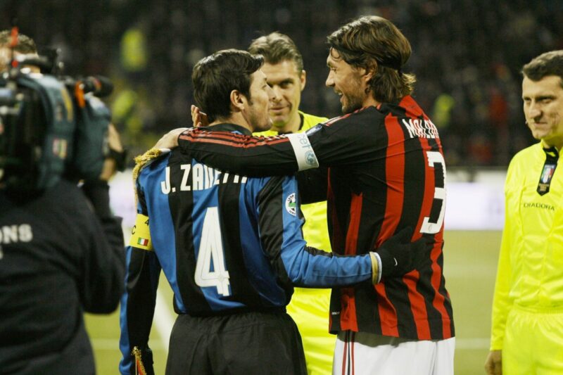 Javier Zanetti et Paolo Maldini