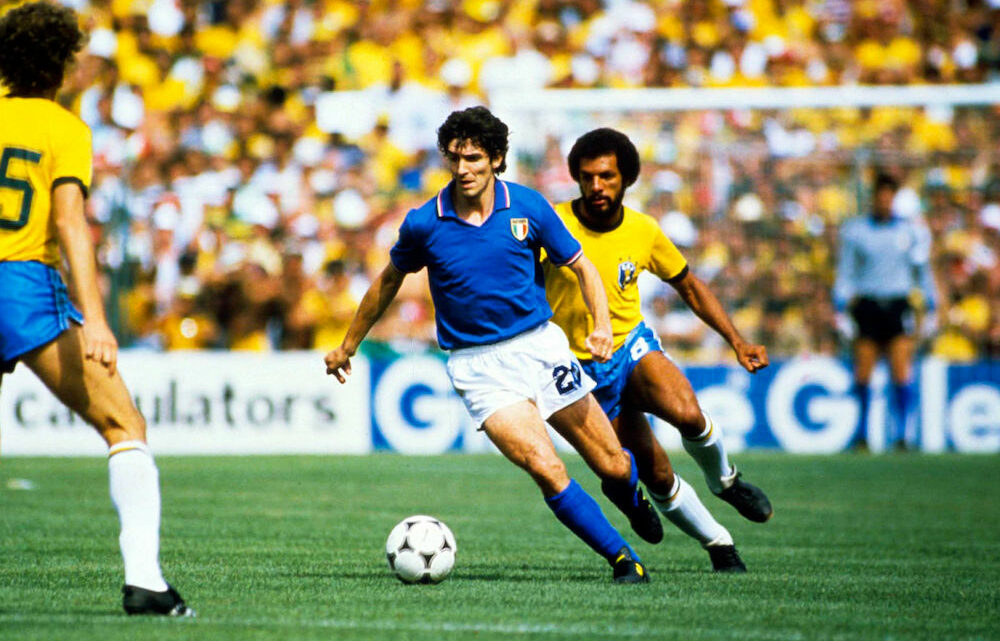 L'Italien Paolo Rossi à la Coupe du monde 1982